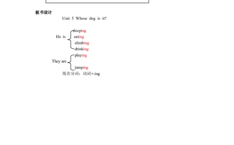 第五课时_26春四年级上下册人教版_四上英语合集人教版PEP英语四年级上册新教材（教学视频+课件+动画+音频+练习+教案）_19同步教案课件_人教pep3_3-6年级下册_5年级下册_Unit5Whosedogisit