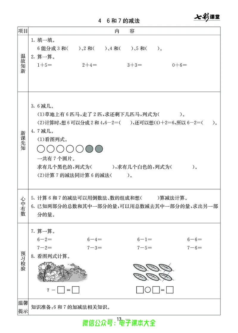 西师大1a_26春四年级上下册人教版_四上英语合集人教版PEP英语四年级上册新教材（教学视频+课件+动画+音频+练习+教案）_17练习资料_小学英语（预习复习资料大礼包）_《预习卡》