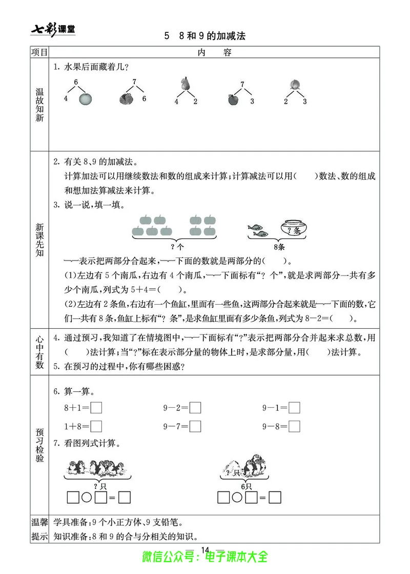 西师大1a_26春四年级上下册人教版_四上英语合集人教版PEP英语四年级上册新教材（教学视频+课件+动画+音频+练习+教案）_17练习资料_小学英语（预习复习资料大礼包）_《预习卡》