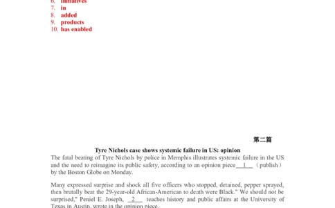 2023届高考英语二轮复习语法填空专练（三）（有答案）_03高考英语_新高考复习资料_2023年新高考资料_二轮复习_2023届高考二轮英语专题复习（含解析）