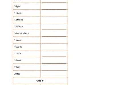 新科普版三年级上册单词正序序英译汉(5页)_26春四年级上下册人教版_四上英语合集人教版PEP英语四年级上册新教材（教学视频+课件+动画+音频+练习+教案）_17练习资料_科普版