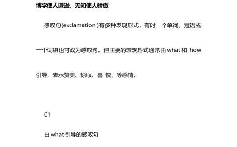 2021届人大附中高中英语新高考语法一轮复习讲义（31）感叹句知识点总结整理_03高考英语_新高考复习资料_2022年新高考资料_2022年新高考英语一轮复习