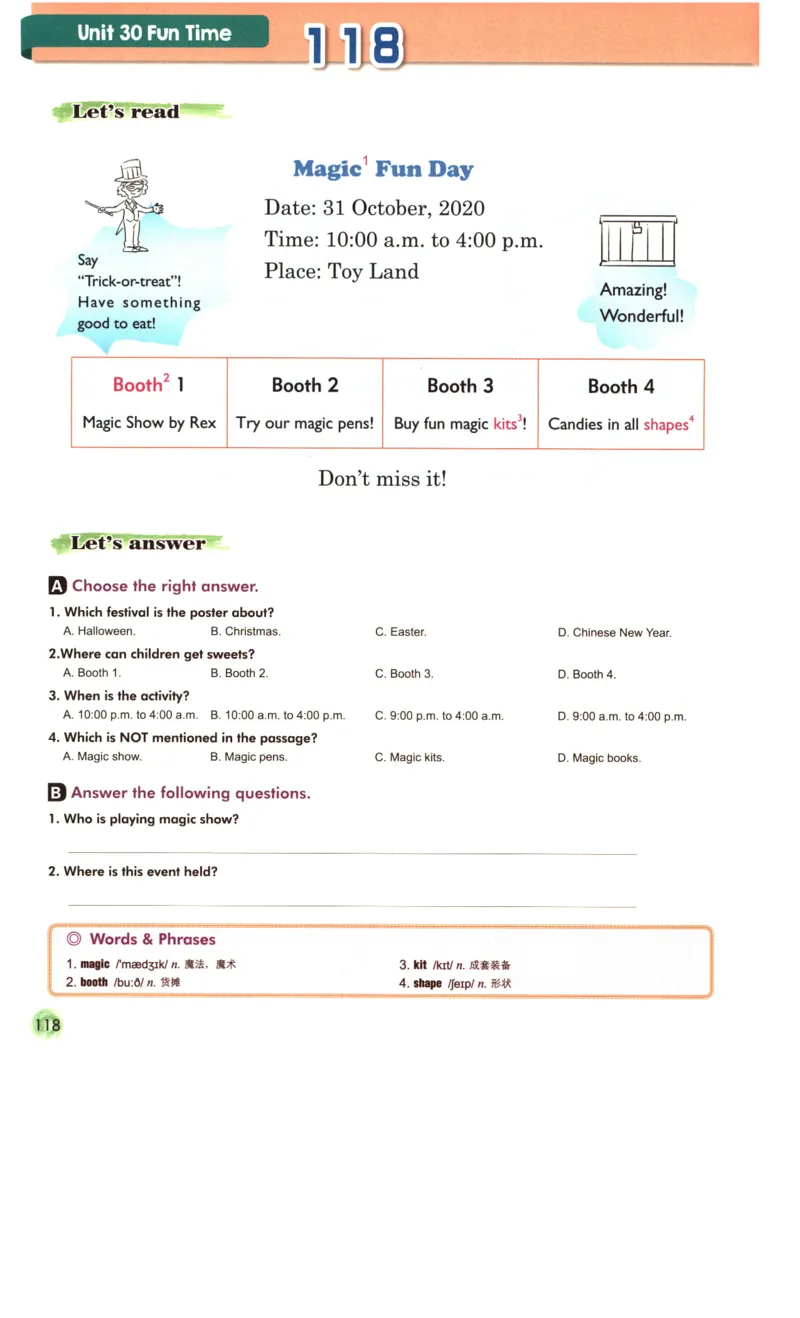 读霸小学英语1年级阅读128篇_26春四年级上下册人教版_四上英语合集人教版PEP英语四年级上册新教材（教学视频+课件+动画+音频+练习+教案）_17练习资料_《英语阅读128篇》
