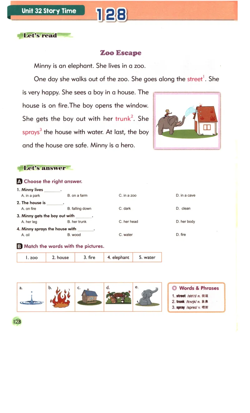 读霸小学英语1年级阅读128篇_26春四年级上下册人教版_四上英语合集人教版PEP英语四年级上册新教材（教学视频+课件+动画+音频+练习+教案）_17练习资料_《英语阅读128篇》