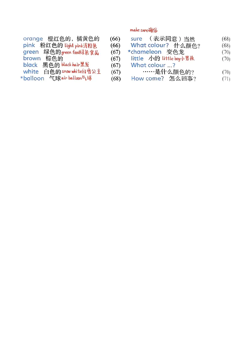 新改版3下英语译林版教材单词笔记_26春四年级上下册人教版_四上英语合集人教版PEP英语四年级上册新教材（教学视频+课件+动画+音频+练习+教案）_17练习资料_《小学英语单词默写表》