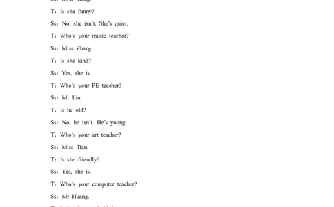 第二课时_26春四年级上下册人教版_四上英语合集人教版PEP英语四年级上册新教材（教学视频+课件+动画+音频+练习+教案）_19同步教案课件_人教pep3_小学英语PEP单独教案（3-6年级上下册）