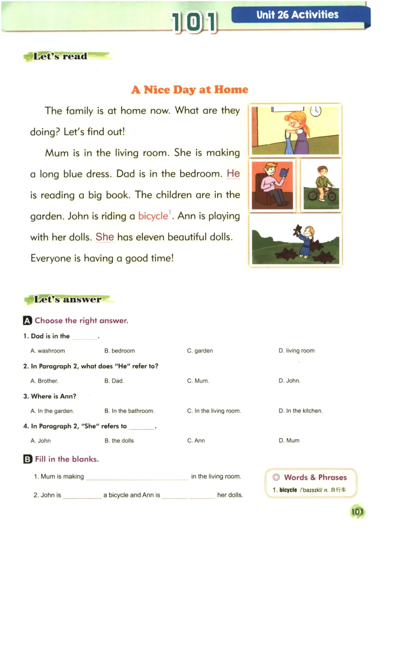 读霸小学英语2年级阅读128篇_26春四年级上下册人教版_四上英语合集人教版PEP英语四年级上册新教材（教学视频+课件+动画+音频+练习+教案）_17练习资料_《英语阅读128篇》