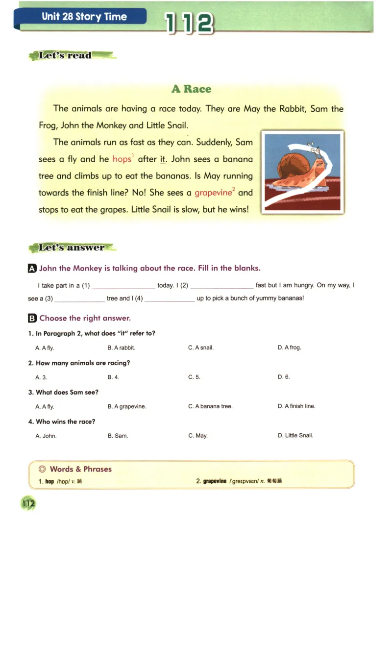 读霸小学英语2年级阅读128篇_26春四年级上下册人教版_四上英语合集人教版PEP英语四年级上册新教材（教学视频+课件+动画+音频+练习+教案）_17练习资料_《英语阅读128篇》
