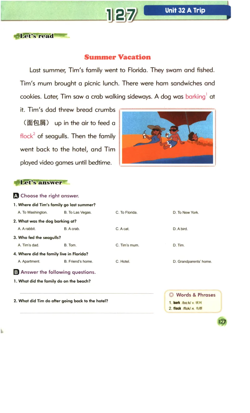 读霸小学英语2年级阅读128篇_26春四年级上下册人教版_四上英语合集人教版PEP英语四年级上册新教材（教学视频+课件+动画+音频+练习+教案）_17练习资料_《英语阅读128篇》