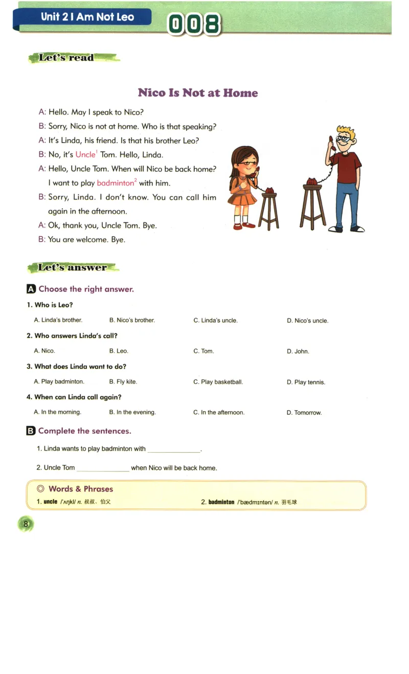 读霸小学英语2年级阅读128篇_26春四年级上下册人教版_四上英语合集人教版PEP英语四年级上册新教材（教学视频+课件+动画+音频+练习+教案）_17练习资料_《英语阅读128篇》