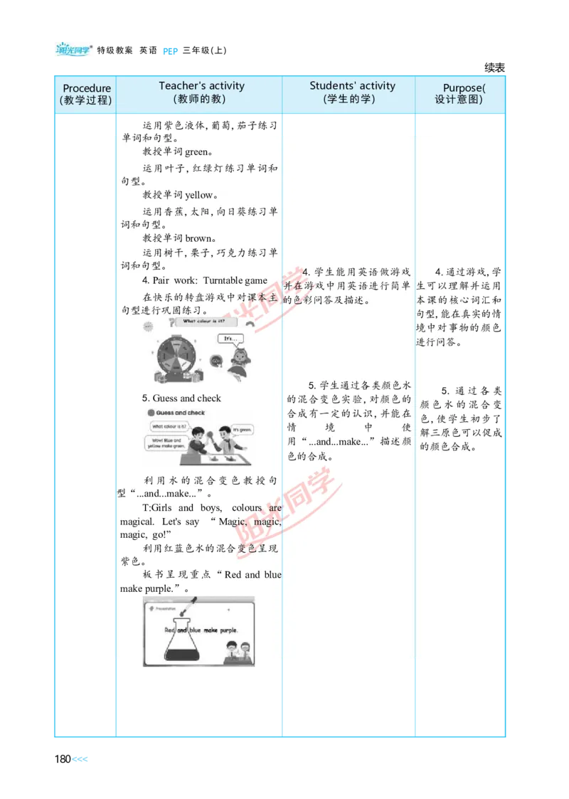 教案正文3上_Unit5_26春四年级上下册人教版_四上英语合集人教版PEP英语四年级上册新教材（教学视频+课件+动画+音频+练习+教案）_19同步教案课件_人教pep3_3-6上册