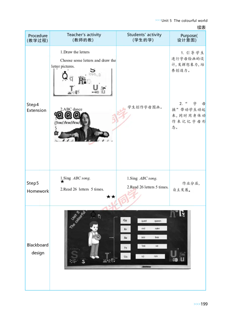 教案正文3上_Unit5_26春四年级上下册人教版_四上英语合集人教版PEP英语四年级上册新教材（教学视频+课件+动画+音频+练习+教案）_19同步教案课件_人教pep3_3-6上册