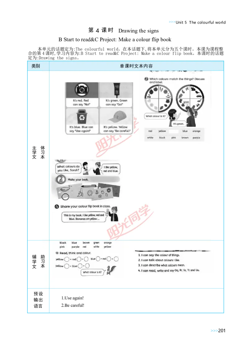 教案正文3上_Unit5_26春四年级上下册人教版_四上英语合集人教版PEP英语四年级上册新教材（教学视频+课件+动画+音频+练习+教案）_19同步教案课件_人教pep3_3-6上册