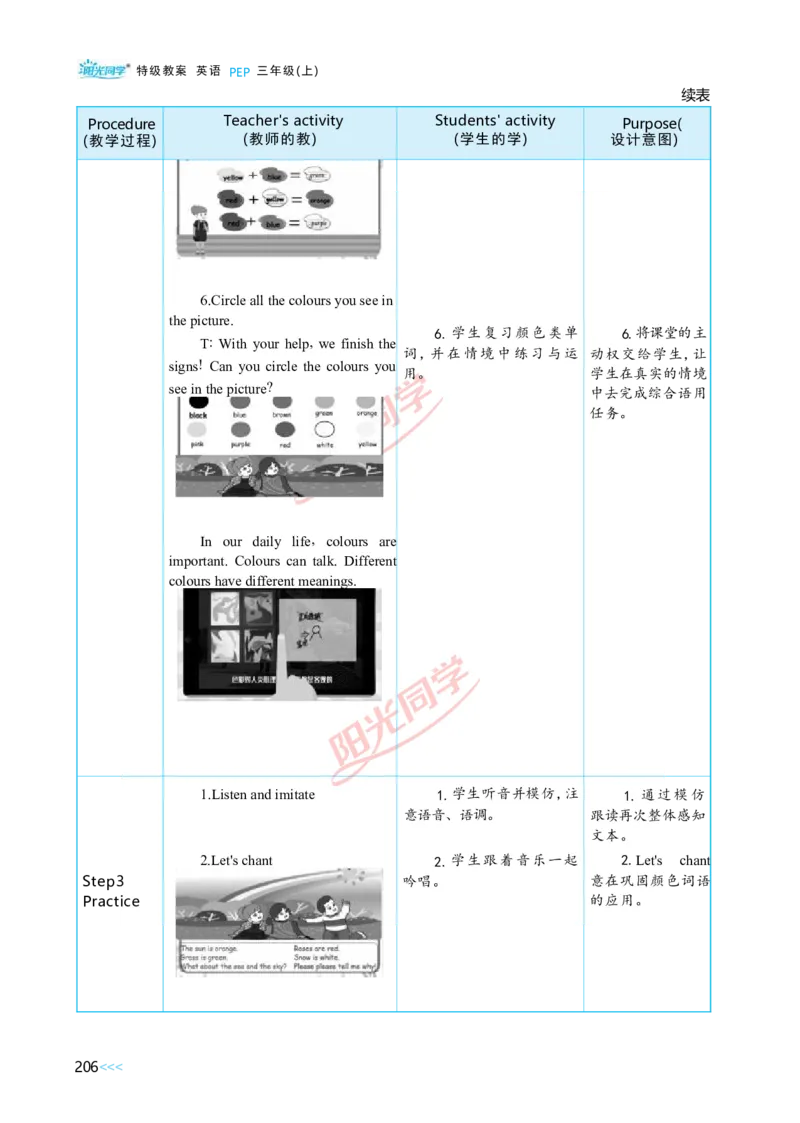教案正文3上_Unit5_26春四年级上下册人教版_四上英语合集人教版PEP英语四年级上册新教材（教学视频+课件+动画+音频+练习+教案）_19同步教案课件_人教pep3_3-6上册