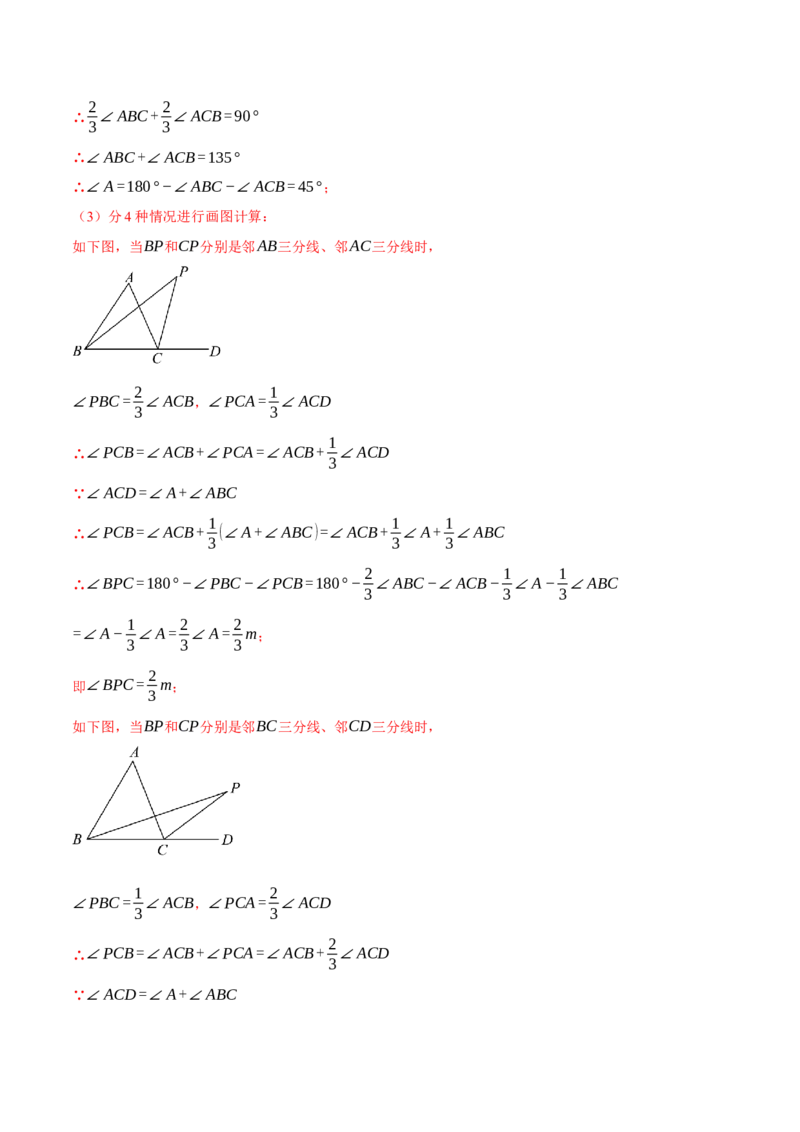 专题11.2与三角形有关角的综合（压轴题专项讲练）（人教版）（教师版）_初中数学_八年级数学上册（人教版）_压轴题专项-V5_2025版