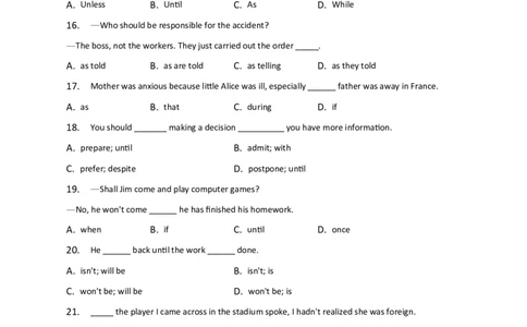 2023-2024学年高中语法专项练习单选100题-状语从句-学生版_03高考英语_2024年新高考资料_3.2024专项复习_2023-2024学年高中语法专项练习单选100题