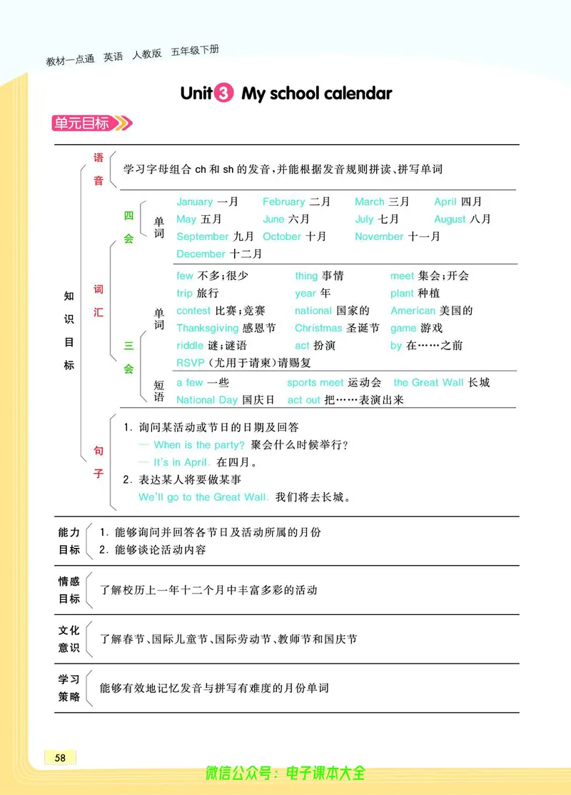 英语5B_26春四年级上下册人教版_四上英语合集人教版PEP英语四年级上册新教材（教学视频+课件+动画+音频+练习+教案）_17练习资料_小学英语（预习复习资料大礼包）_《教材一点通》
