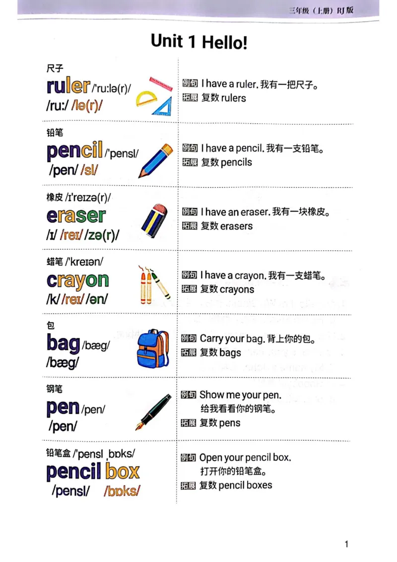 斗半匠-小学生你得这样背单词_26春四年级上下册人教版_四上英语合集人教版PEP英语四年级上册新教材（教学视频+课件+动画+音频+练习+教案）_17练习资料_《小学英语一本通》
