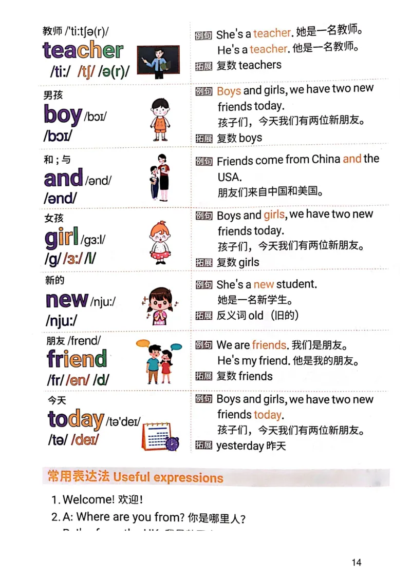 斗半匠-小学生你得这样背单词_26春四年级上下册人教版_四上英语合集人教版PEP英语四年级上册新教材（教学视频+课件+动画+音频+练习+教案）_17练习资料_《小学英语一本通》