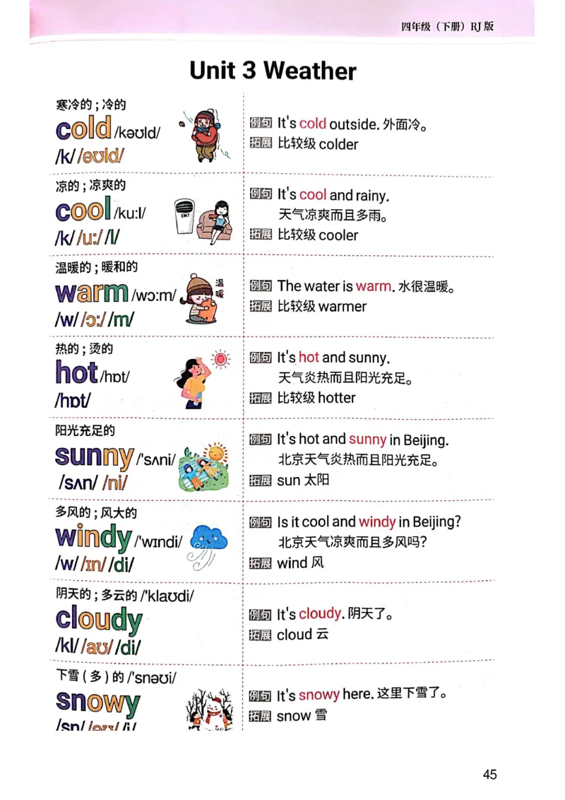 斗半匠-小学生你得这样背单词_26春四年级上下册人教版_四上英语合集人教版PEP英语四年级上册新教材（教学视频+课件+动画+音频+练习+教案）_17练习资料_《小学英语一本通》