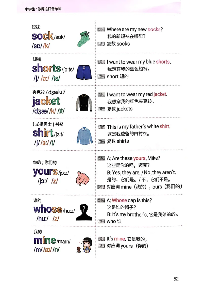 斗半匠-小学生你得这样背单词_26春四年级上下册人教版_四上英语合集人教版PEP英语四年级上册新教材（教学视频+课件+动画+音频+练习+教案）_17练习资料_《小学英语一本通》