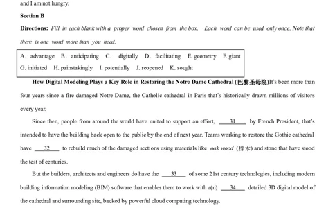 2024年高考英语二轮复习测试卷（上海卷）（三）（考试版）_03高考英语_2024年新高考资料_2.2024二轮复习_2024年高考英语二轮复习讲练测（新教材新高考）_第六部分二轮复习测试卷