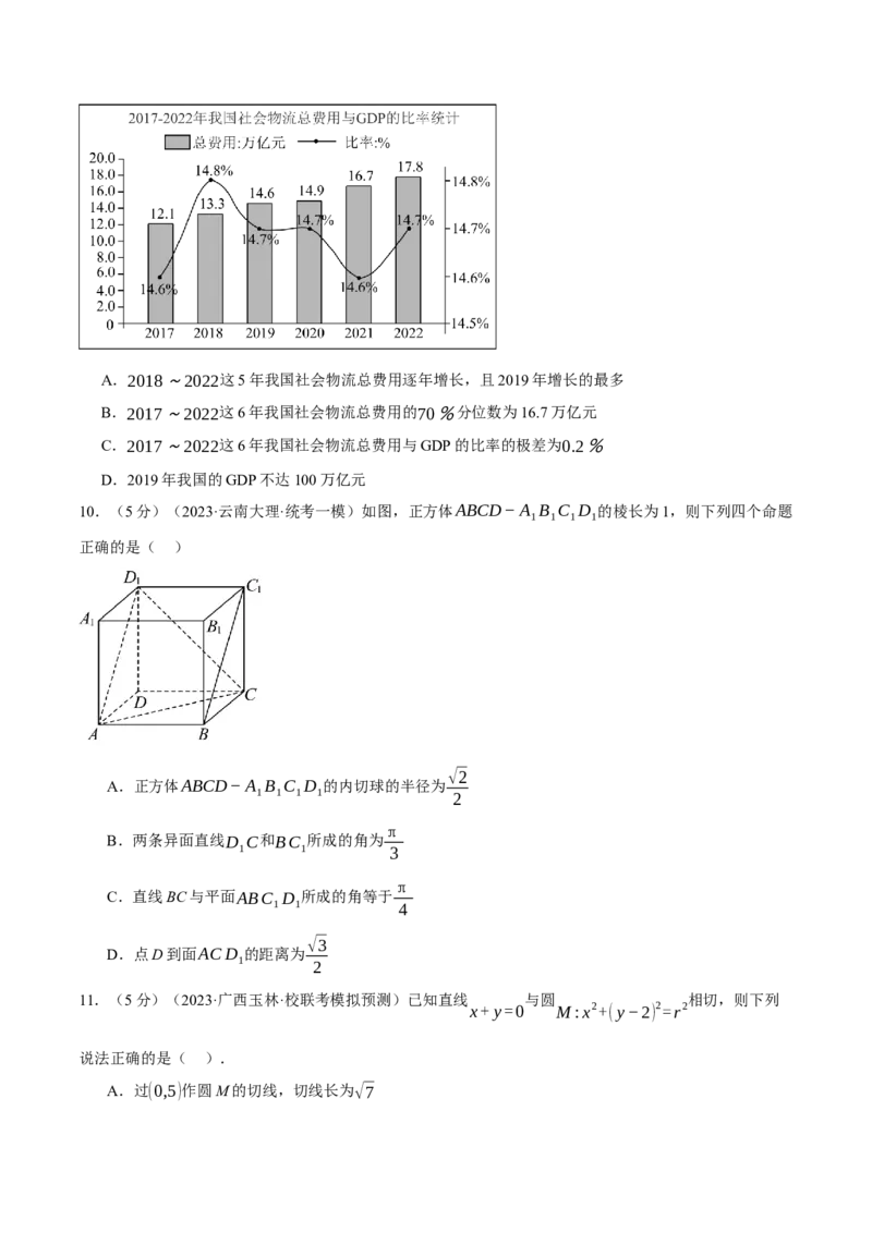 2024年高考数学全真模拟卷01（新高考专用）（原卷版）_02高考数学_新高考复习资料_2024年新高考资料_二轮复习资料_❤2024年高考数学二轮复习模拟卷