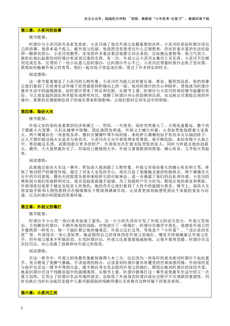 专题16《童年》《鲁滨逊漂流记》（2份思维导图+2部名著梳理+突破易错易混6法）（解析版）_02中考总复习（2026版更新中）_01-语文-中考总复习_2025年中考资料