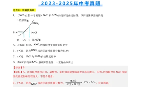 专题19坐标图像题（解析版）_02中考总复习（2026版更新中）_05-化学-中考总复习_2026年中考复习（更新中）_好题汇编三年（2023-2025）中考化学真题分类汇编（全国通用）