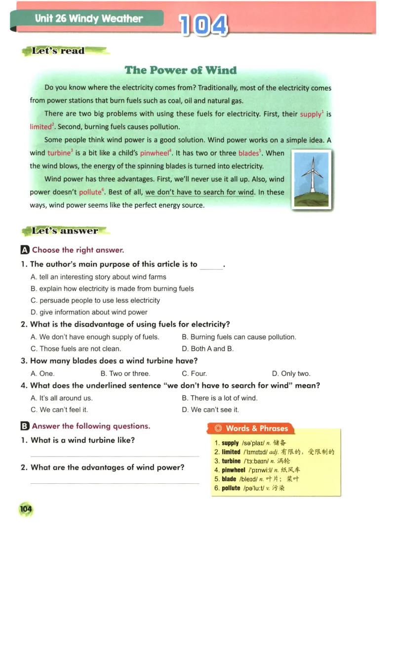 读霸小学英语6年级阅读128篇_26春四年级上下册人教版_四上英语合集人教版PEP英语四年级上册新教材（教学视频+课件+动画+音频+练习+教案）_17练习资料_《英语阅读128篇》