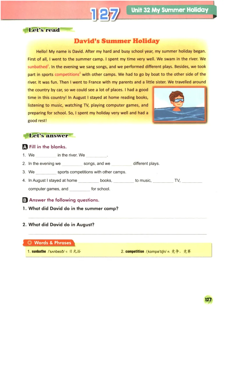 读霸小学英语6年级阅读128篇_26春四年级上下册人教版_四上英语合集人教版PEP英语四年级上册新教材（教学视频+课件+动画+音频+练习+教案）_17练习资料_《英语阅读128篇》