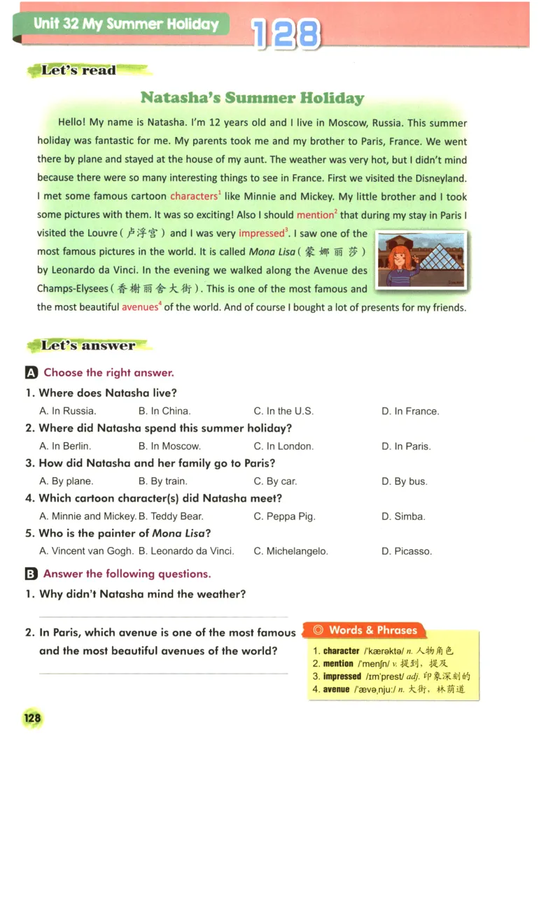 读霸小学英语6年级阅读128篇_26春四年级上下册人教版_四上英语合集人教版PEP英语四年级上册新教材（教学视频+课件+动画+音频+练习+教案）_17练习资料_《英语阅读128篇》