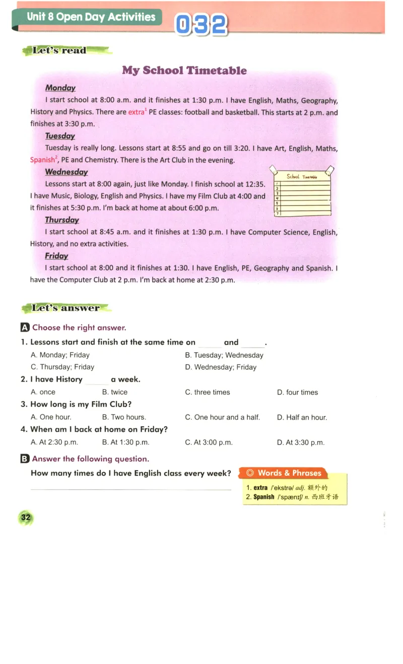 读霸小学英语6年级阅读128篇_26春四年级上下册人教版_四上英语合集人教版PEP英语四年级上册新教材（教学视频+课件+动画+音频+练习+教案）_17练习资料_《英语阅读128篇》