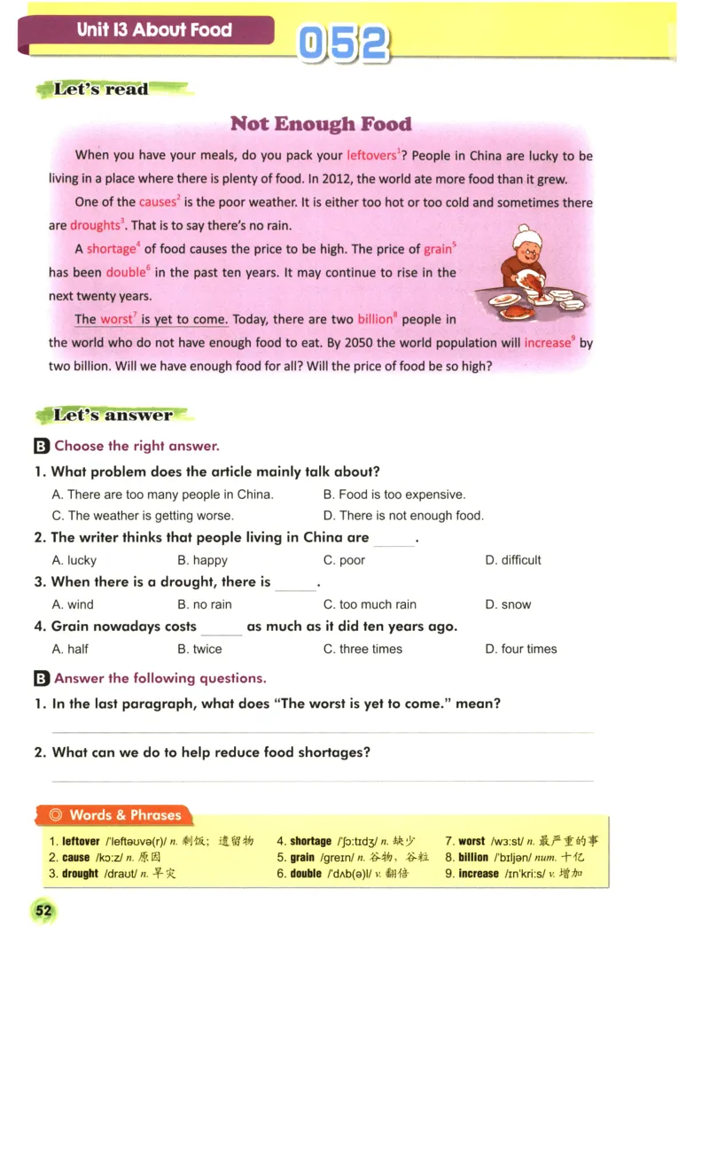 读霸小学英语6年级阅读128篇_26春四年级上下册人教版_四上英语合集人教版PEP英语四年级上册新教材（教学视频+课件+动画+音频+练习+教案）_17练习资料_《英语阅读128篇》