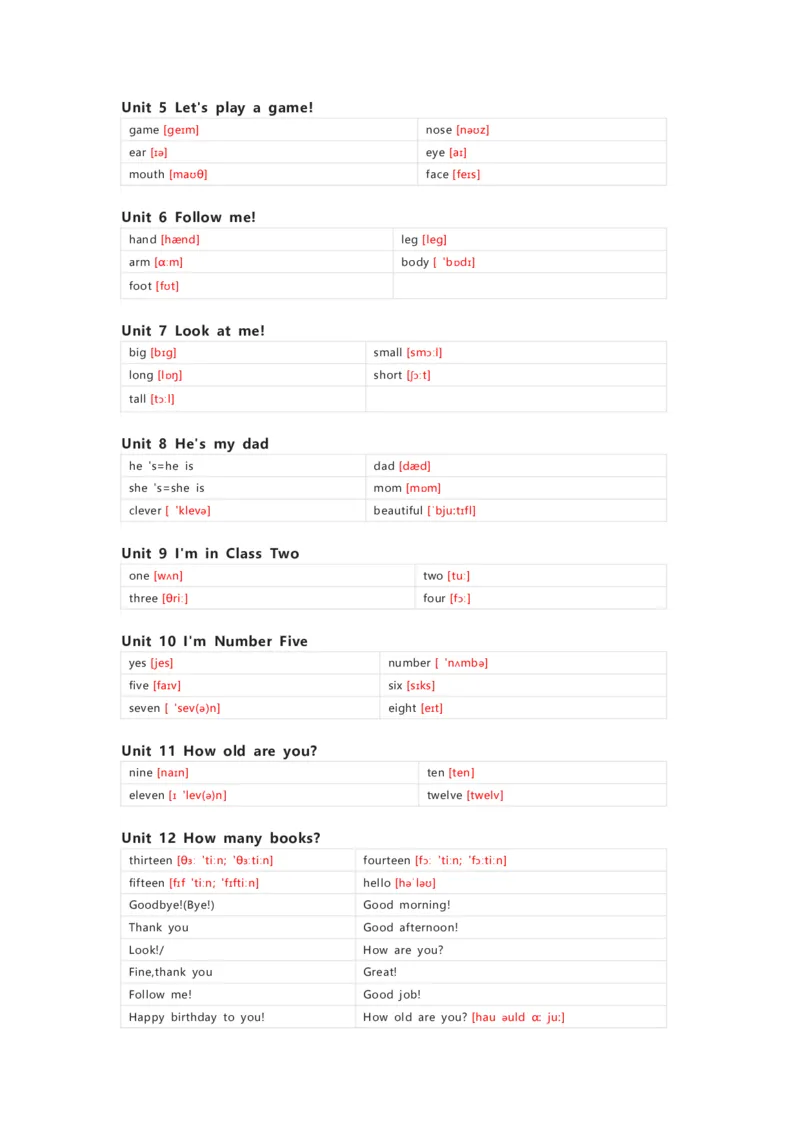 辽师版（三起）英语三年级上册单词默写表_26春四年级上下册人教版_四上英语合集人教版PEP英语四年级上册新教材（教学视频+课件+动画+音频+练习+教案）_17练习资料_辽师版（三起）