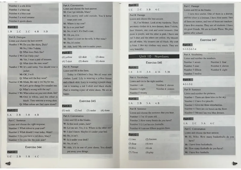 3英语~听霸答案-新_26春四年级上下册人教版_四上英语合集人教版PEP英语四年级上册新教材（教学视频+课件+动画+音频+练习+教案）_17练习资料_小学英语（预习复习资料大礼包）