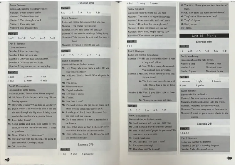 3英语~听霸答案-新_26春四年级上下册人教版_四上英语合集人教版PEP英语四年级上册新教材（教学视频+课件+动画+音频+练习+教案）_17练习资料_小学英语（预习复习资料大礼包）