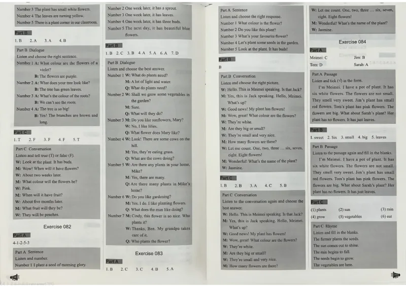 3英语~听霸答案-新_26春四年级上下册人教版_四上英语合集人教版PEP英语四年级上册新教材（教学视频+课件+动画+音频+练习+教案）_17练习资料_小学英语（预习复习资料大礼包）