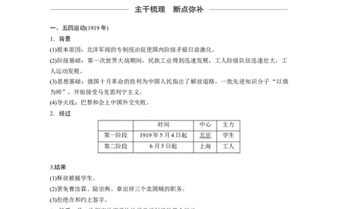 14必修1第三单元近代中国反侵略、求民主的潮流第11讲　新民主主义革命的崛起和国共十年对峙_07高考历史_通用版（老高考）复习资料_2023年复习资料_一轮+二轮_历史高三一轮复习系列_831