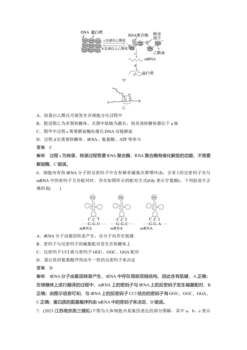 2024年高考生物一轮复习（新人教版）第6单元　第3课时　基因的概念与表达_09高考生物_2024年新高考资料_1.2024一轮复习_2024年高考生物一轮复习讲义（新人教版）