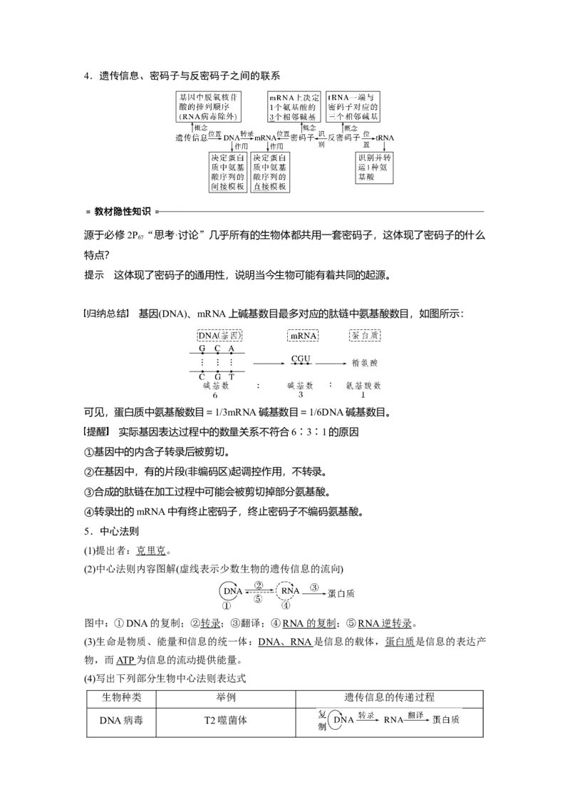 2024年高考生物一轮复习（新人教版）第6单元　第3课时　基因的概念与表达_09高考生物_2024年新高考资料_1.2024一轮复习_2024年高考生物一轮复习讲义（新人教版）