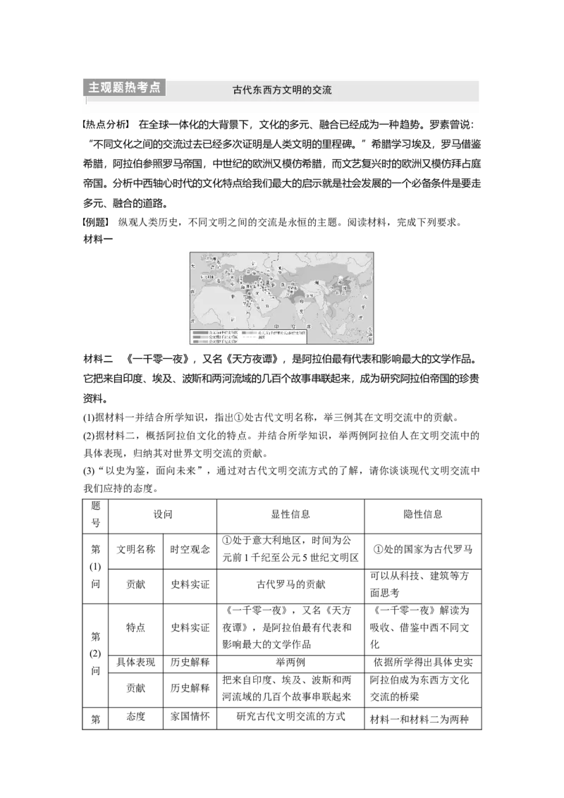 2023年高考历史一轮复习（部编版新高考）综合提升4　世界古近代史_07高考历史_新高考复习资料_2023年新高考复习资料_2023新高考大一轮复习讲义
