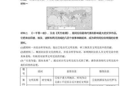 2023年高考历史一轮复习（部编版新高考）综合提升4　世界古近代史_07高考历史_新高考复习资料_2023年新高考复习资料_2023新高考大一轮复习讲义