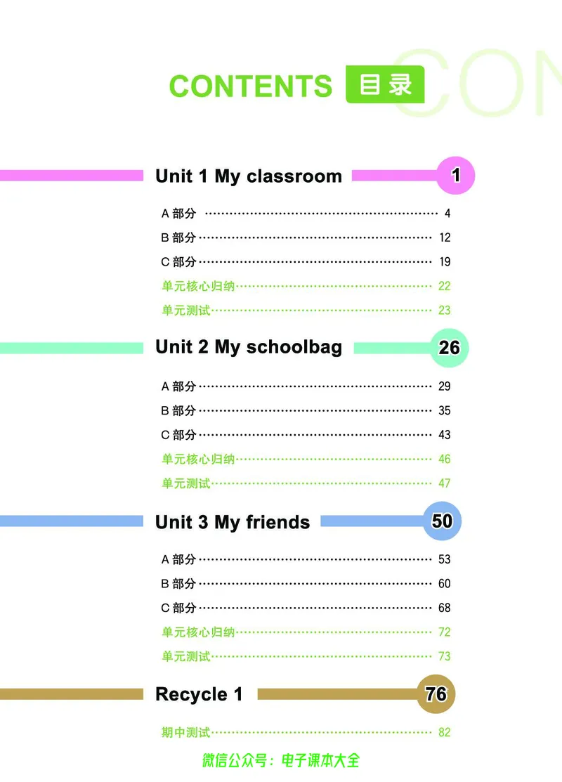 英语4A_26春四年级上下册人教版_四上英语合集人教版PEP英语四年级上册新教材（教学视频+课件+动画+音频+练习+教案）_17练习资料_小学英语（预习复习资料大礼包）_《教材一点通》