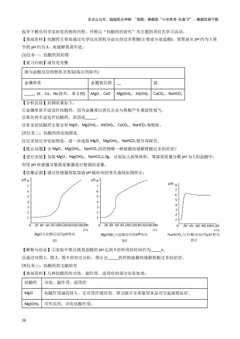 专题07常见的盐和化肥（原卷版）_02中考总复习（2026版更新中）_05-化学-中考总复习_2025年中考复习资料_备战2025年中考化学真题题源解密