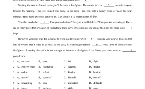 专题07完形填空02-生活哲理（原卷版）_02中考总复习（2026版更新中）_03-英语-中考总复习_2024年中考复习资料_专项复习资料_完❤❤备战2024年中考英语题型突破（各地中考真题精选）