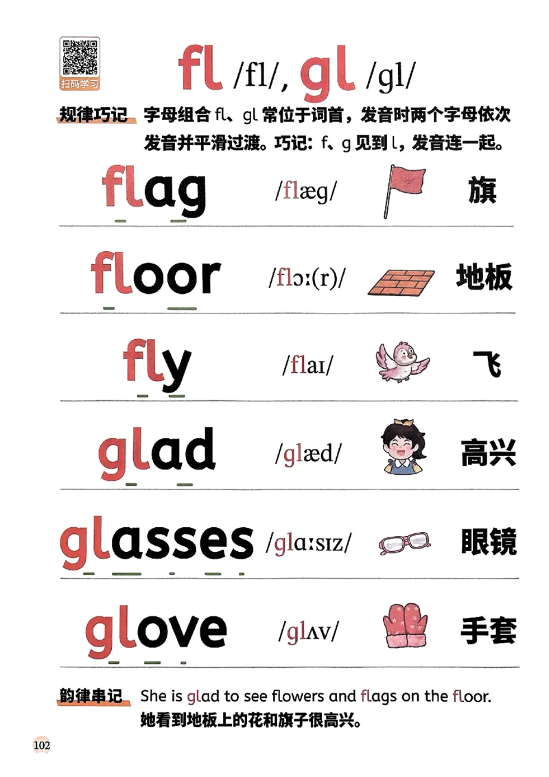 斗半匠-自然拼读记单词一本通_26春四年级上下册人教版_四上英语合集人教版PEP英语四年级上册新教材（教学视频+课件+动画+音频+练习+教案）_17练习资料_《小学英语一本通》