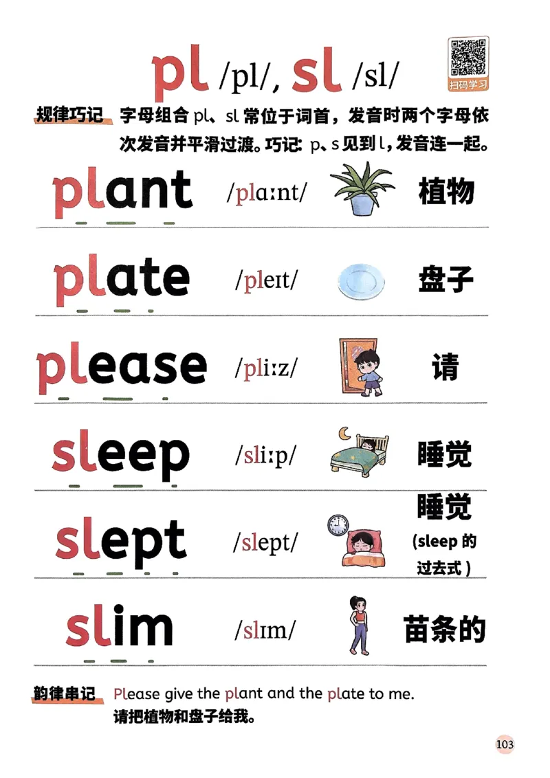 斗半匠-自然拼读记单词一本通_26春四年级上下册人教版_四上英语合集人教版PEP英语四年级上册新教材（教学视频+课件+动画+音频+练习+教案）_17练习资料_《小学英语一本通》