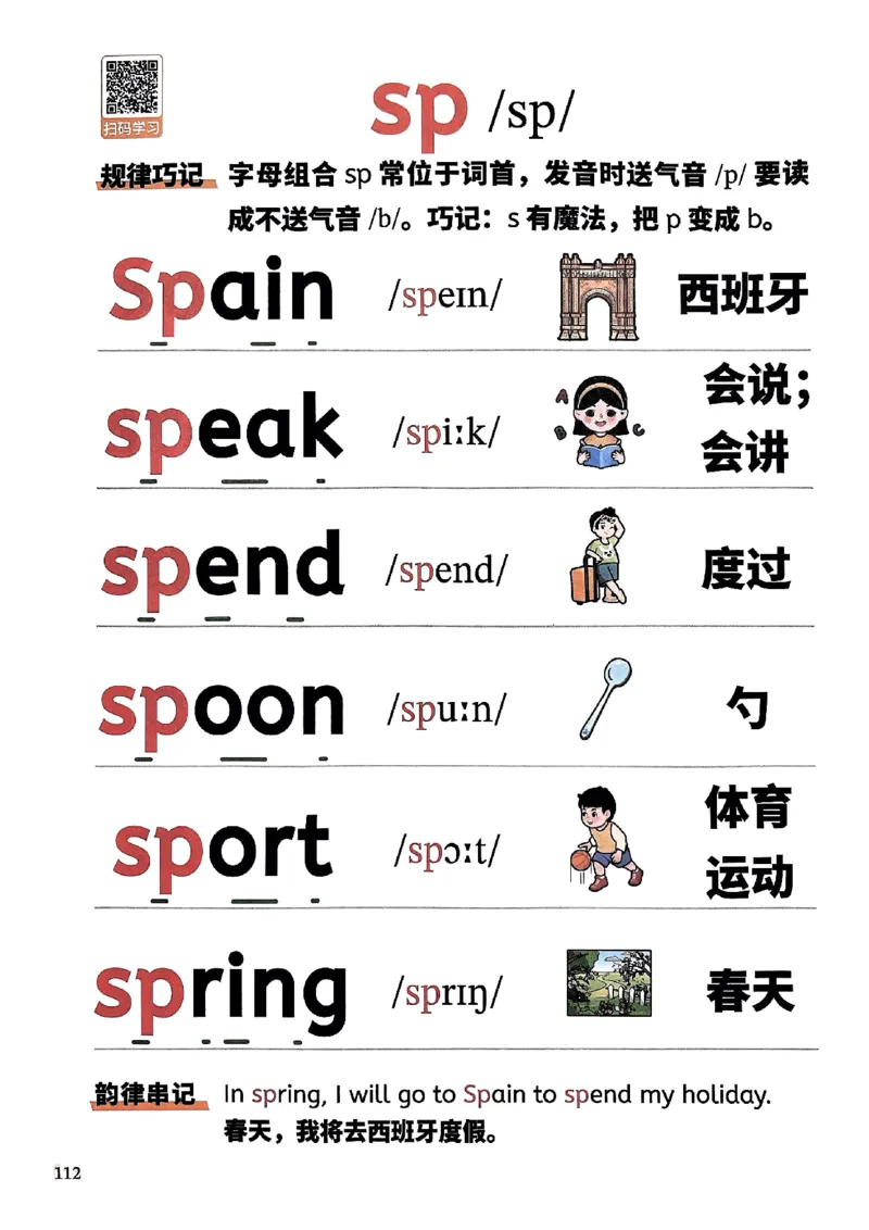 斗半匠-自然拼读记单词一本通_26春四年级上下册人教版_四上英语合集人教版PEP英语四年级上册新教材（教学视频+课件+动画+音频+练习+教案）_17练习资料_《小学英语一本通》