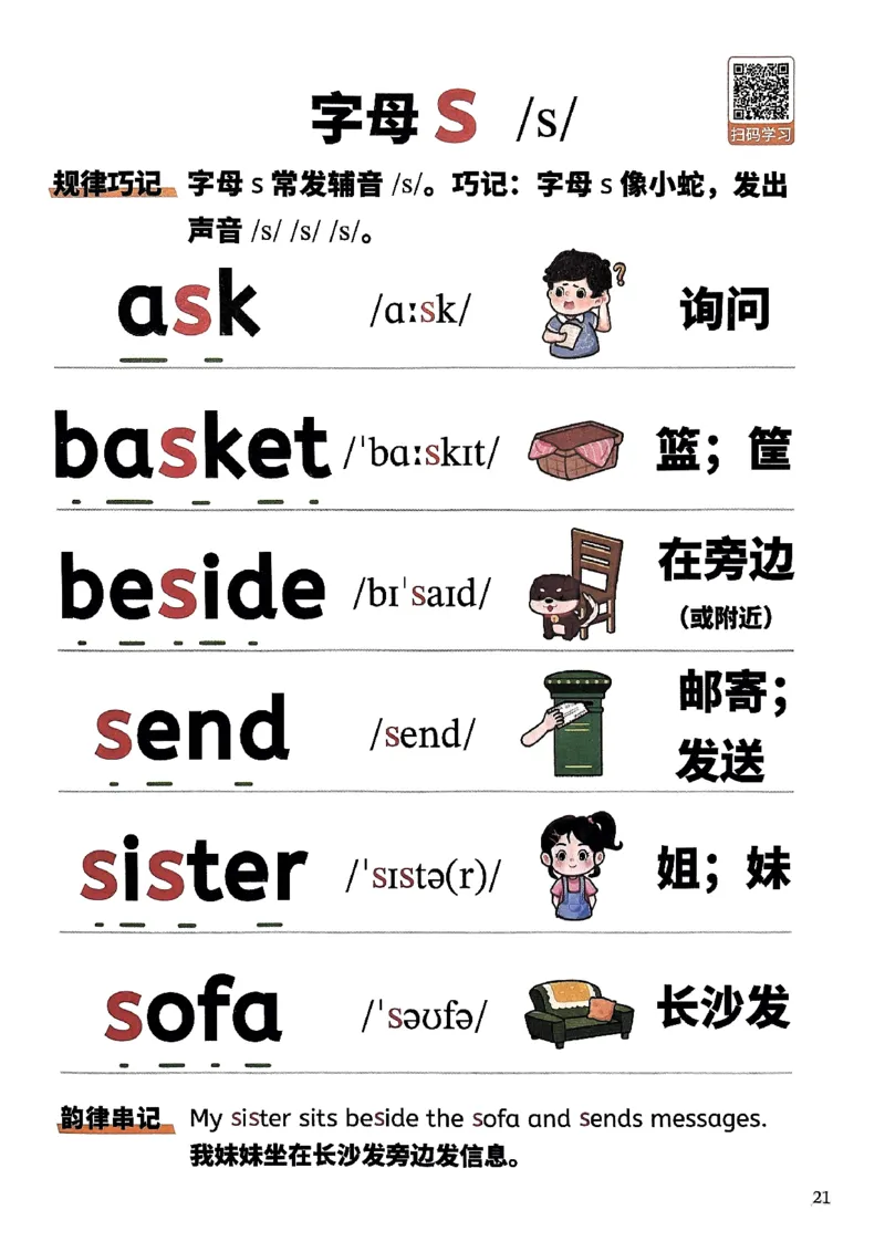 斗半匠-自然拼读记单词一本通_26春四年级上下册人教版_四上英语合集人教版PEP英语四年级上册新教材（教学视频+课件+动画+音频+练习+教案）_17练习资料_《小学英语一本通》